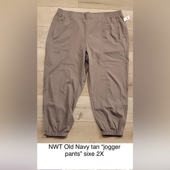 🫧NWT MIDRISE STRETCH JOGGERS OLD NAVY SIZE 2 XL COLOR “TEMPLE STONE”🫧 - Picture 1 of 9